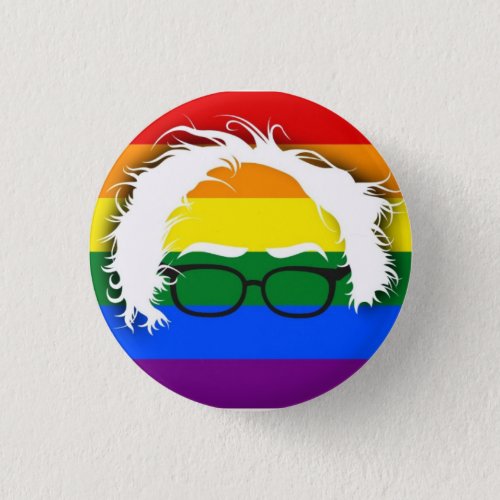 GayLesbian for Bernie Sanders Pinback Button