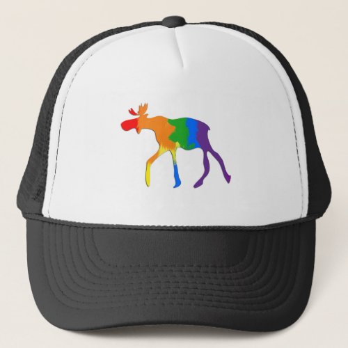 Gay  Lesbian Pride Canada Moose Trucker Hat