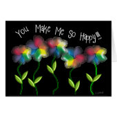 Gay Lesbian Rainbow Flowers (Front Horizontal)