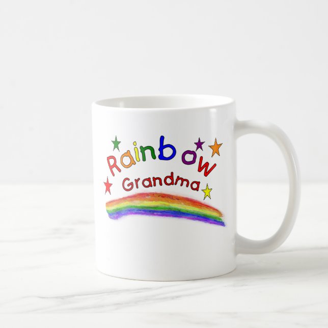 Gay Lesbian "Rainbow Grandma" Coffee Mug (Right)