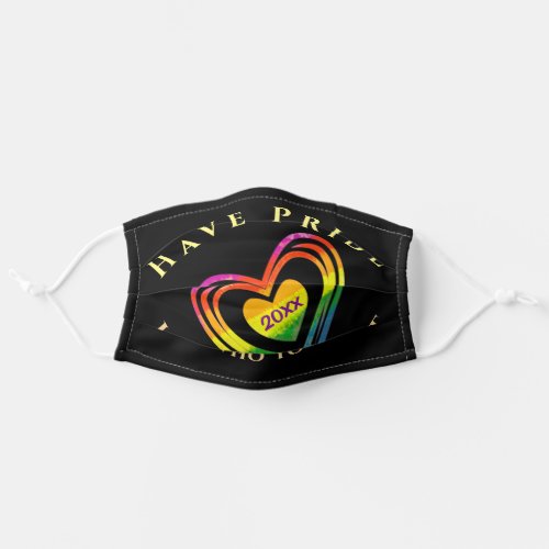 Gay LGBTQ Have Pride Month Love Who You Want Adult Cloth Face Mask
