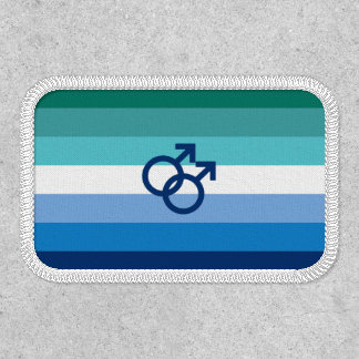 Gay Love (MLM) Pride House Flag Patch