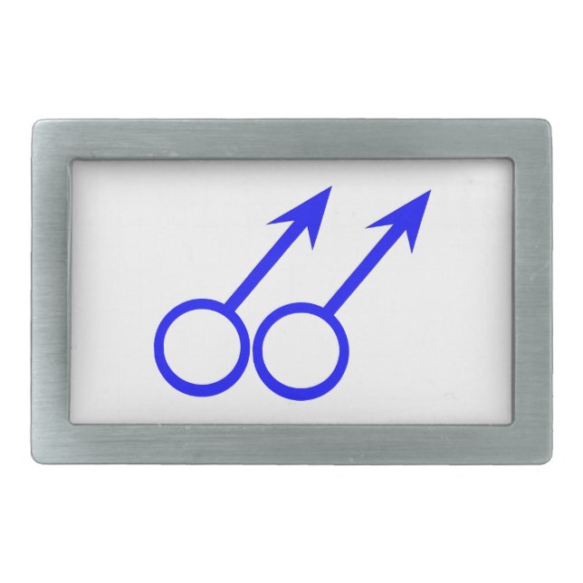 Gay Lovers Belt Buckle (Front)