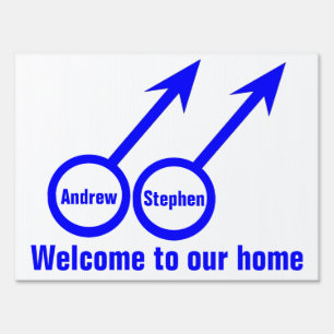 Gay Lovers Custom Sign