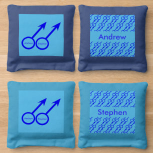 Gay Lovers Customizable Custom Cornhole Bags
