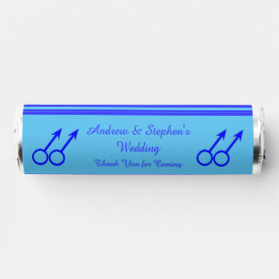 Gay Lovers Customizable Gay Wedding Breath Savers® Mints