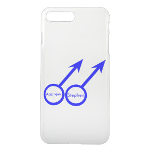 Gay Lovers Customizable iPhone Case