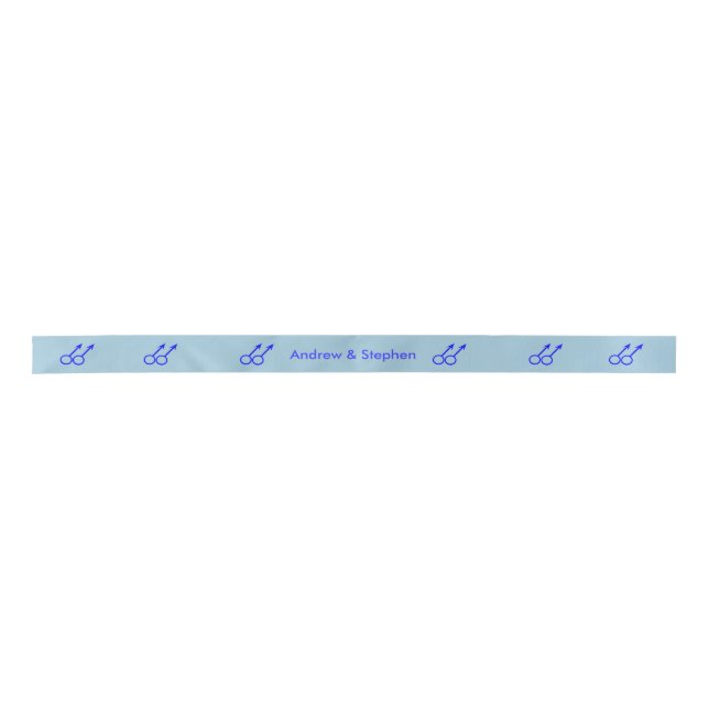 Gay Lovers Customizable Ribbon (Front)
