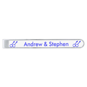 Gay Lovers Customizable Tie Bar