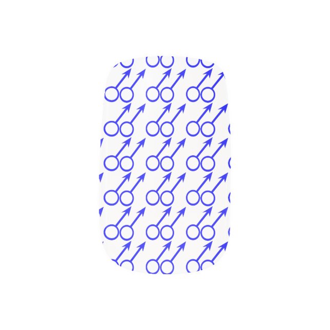 Gay Lovers False Nails Minx Nail Wraps (Left Thumb)