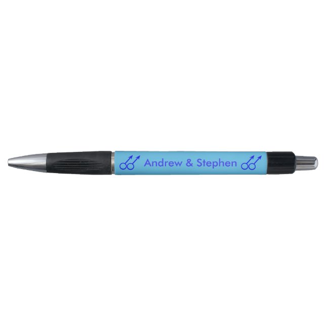 Gay Lovers Personalized Pen (Front)