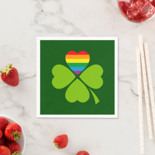 Gay Lucky Clover Napkins