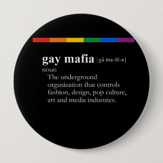 GAY MAFIA BUTTON