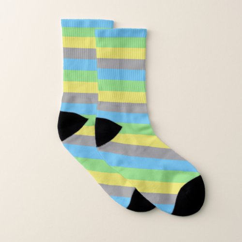 Gay Male Alternative Pride Flag Socks