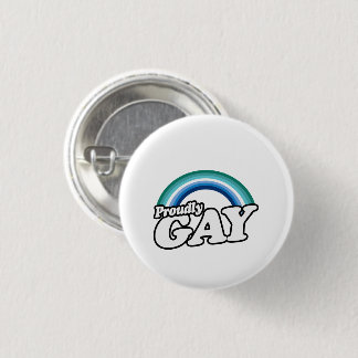 Gay Male and Proud Button