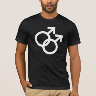 Gay Male Gender Symbols T-Shirt