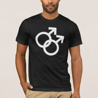 Gay Male Gender Symbols T-Shirt