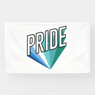 Gay Male Pride Burst Banner