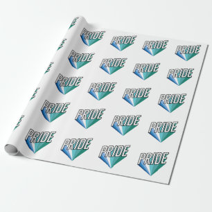 Gay Male Pride Burst Wrapping Paper