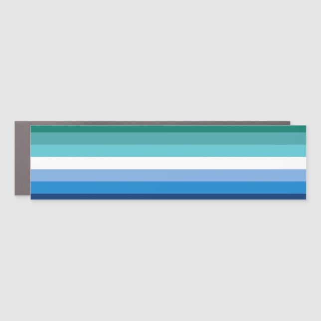 Gay Male Pride Car Magnet (Front)