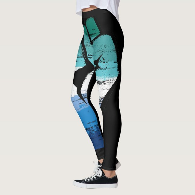 Gay Male Pride Fist Leggings (Left)