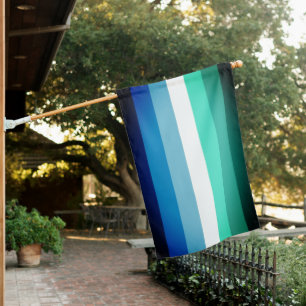 Gay Male Pride Flag (Azure)