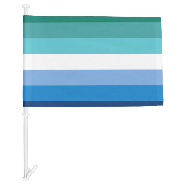 Gay Male Pride Flag (Azure) (Front)