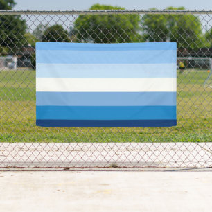Gay Male Pride Flag (Blue) Banner
