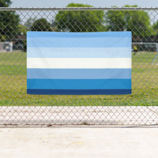 Gay Male Pride Flag (Blue) Banner