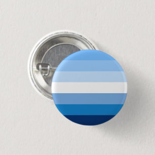 Gay Male Pride Flag (Blue) Button