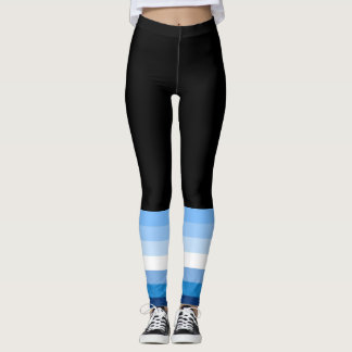 Gay Male Pride Flag (Blue) Leggings