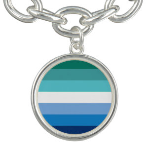 Gay Male Pride Flag Bracelet
