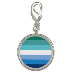 Gay Male Pride Flag Charm