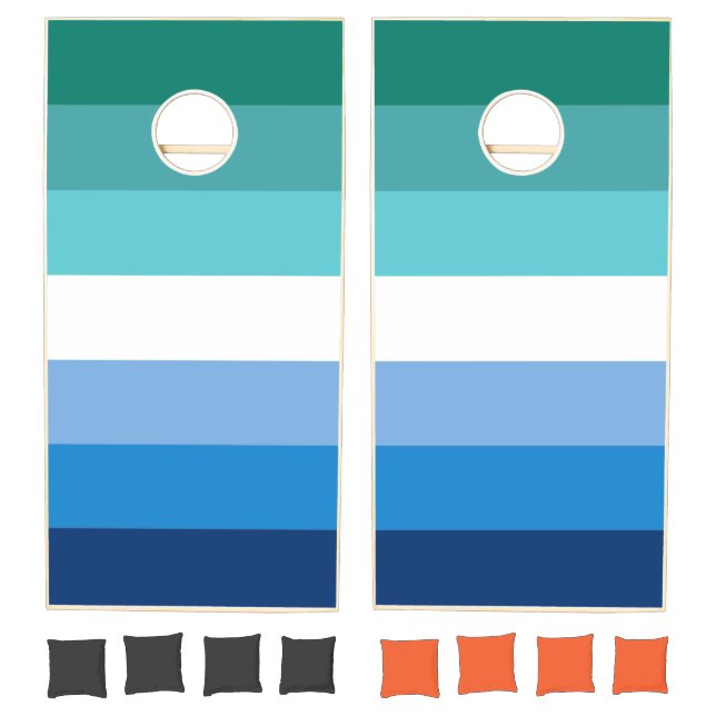 Gay Male Pride Flag Cornhole Set (Set)