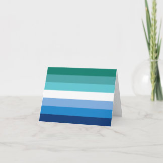 Gay Male Pride Flag Holiday Card