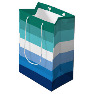 Gay Male Pride Flag Medium Gift Bag
