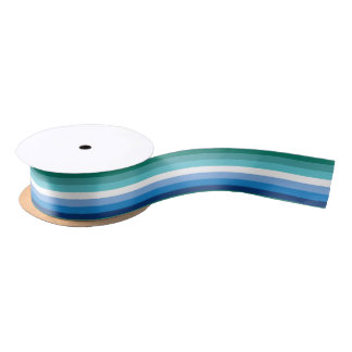 Gay Male Pride Flag Satin Ribbon