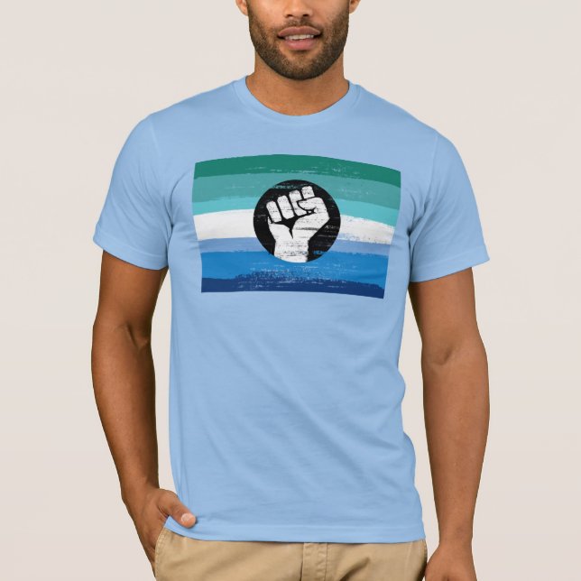 Gay Male Pride Resistance T-Shirt (Front)
