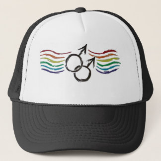 Gay Male Pride Symbol Hat