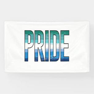 Gay Male Pride Word Banner
