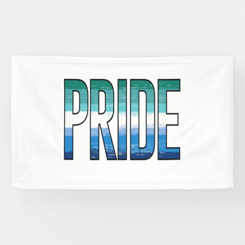 Gay Male Pride Word Banner