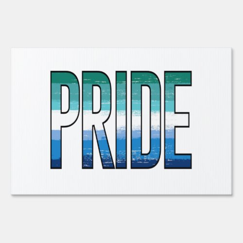 Gay Male Pride Word Sign