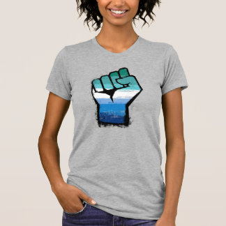 Gay Male Protest Fist T-Shirt