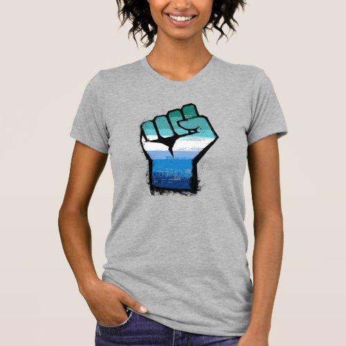 Gay Male Protest Fist T_Shirt