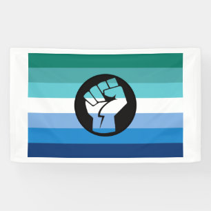 Gay Male Protest Flag Banner
