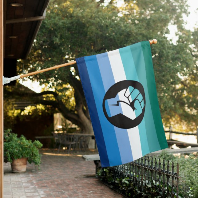 Gay Male Protest House Flag (In SItu)
