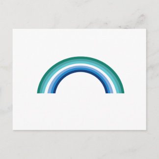Gay Male Rainbow Azure Postcard