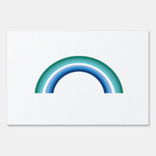 Gay Male Rainbow Azure Sign