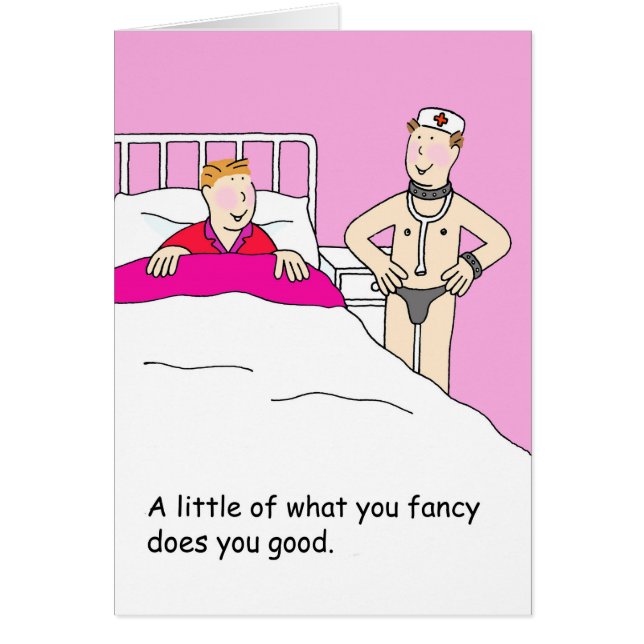 Gay Male Valentine Cartoon Humor (Front)