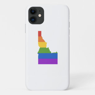 Gay Map of USA State of Idaho iPhone 11 Case